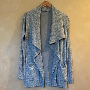 Athleta Light Gray Draped Cardigan Size XXS